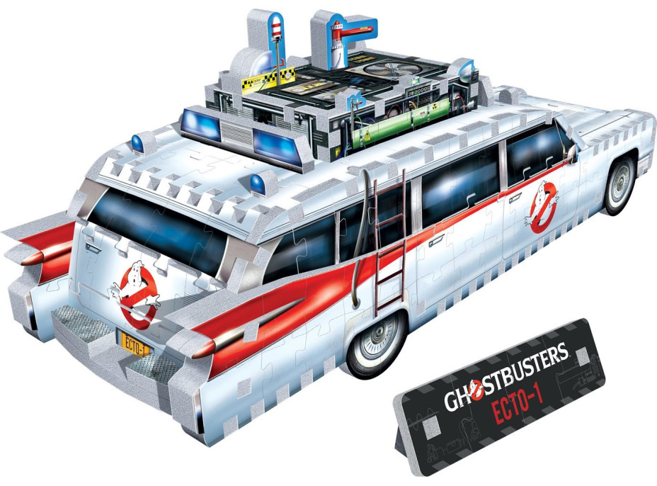 WREBBIT 3D puzzle Auto GhostbustersECTO-1, 280 dielikov