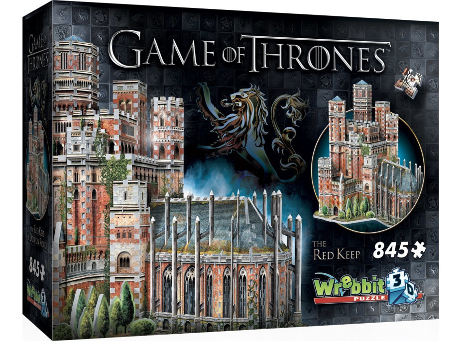 WREBBIT 3D puzzle Hra o tróny: The Red Keep 845 dielikov