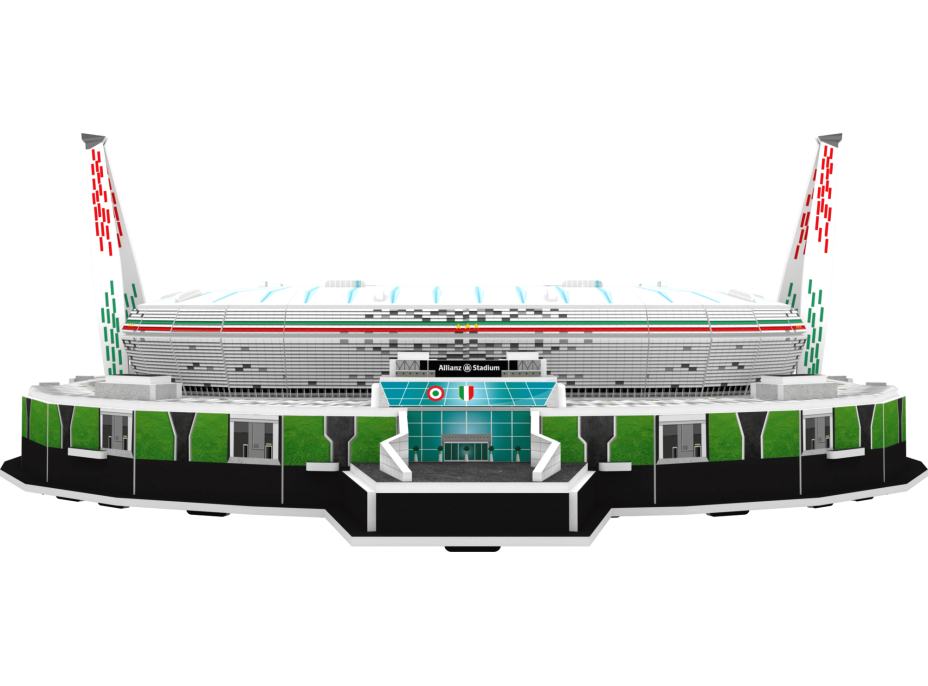 3D PUZZLE ŠTÁDIUM 3D puzzle Štadión Allianz Arena - FC Juventus
