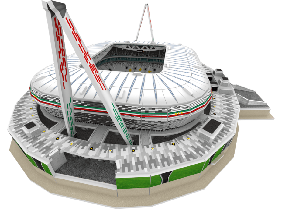 3D PUZZLE ŠTÁDIUM 3D puzzle Štadión Allianz Arena - FC Juventus