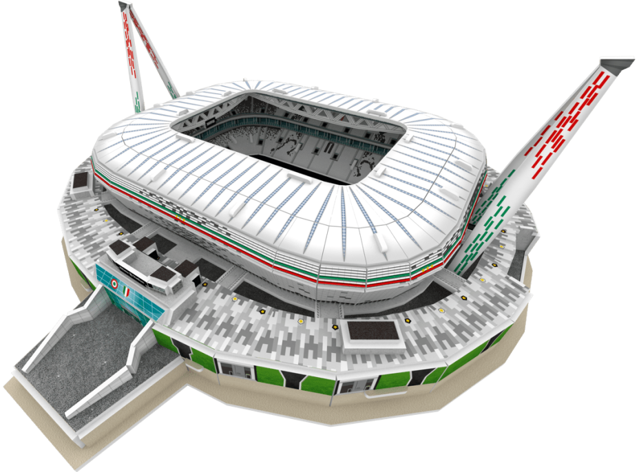 3D PUZZLE ŠTÁDIUM 3D puzzle Štadión Allianz Arena - FC Juventus