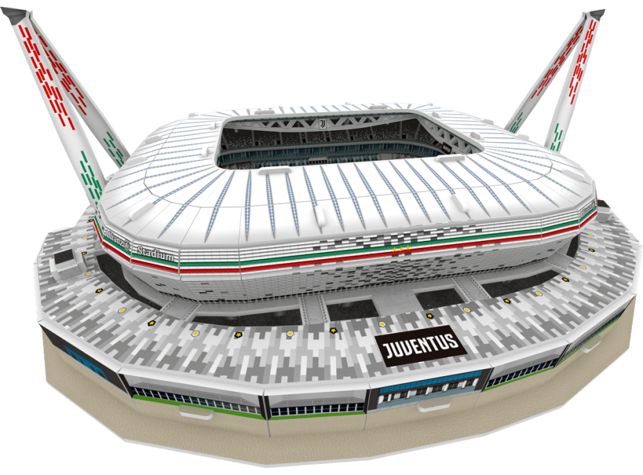 3D PUZZLE ŠTÁDIUM 3D puzzle Štadión Allianz Arena - FC Juventus
