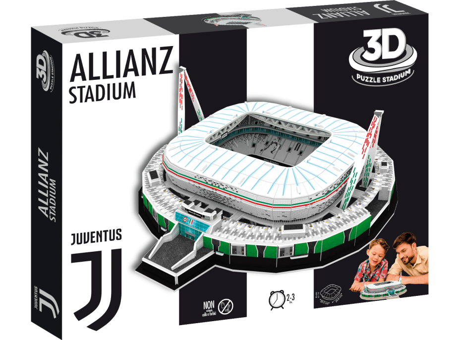 3D PUZZLE ŠTÁDIUM 3D puzzle Štadión Allianz Arena - FC Juventus