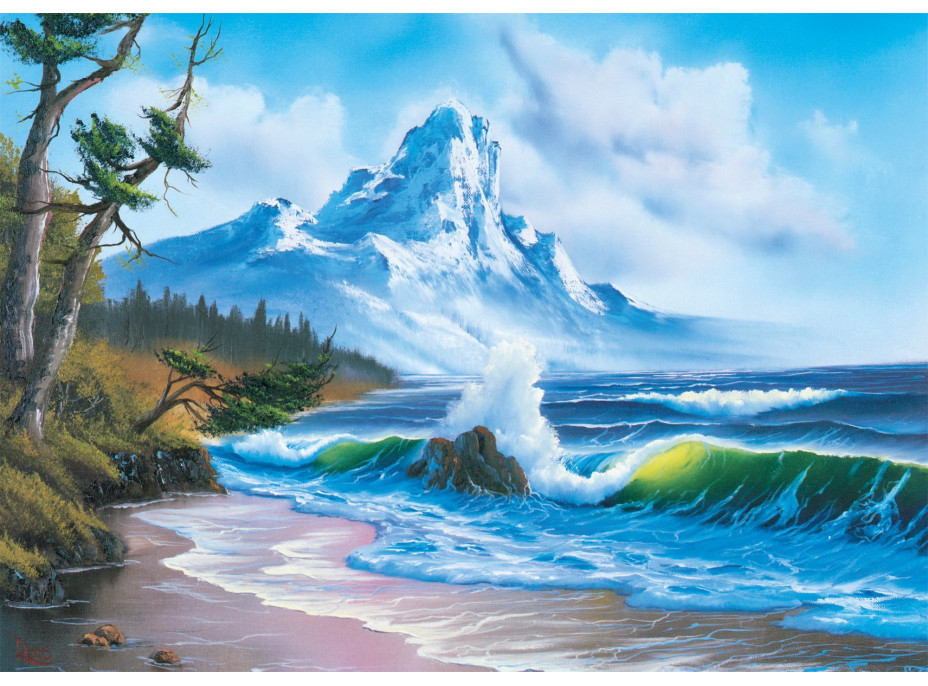 SCHMIDT Puzzle Bob Ross: Hora pri mori 1000 dielikov