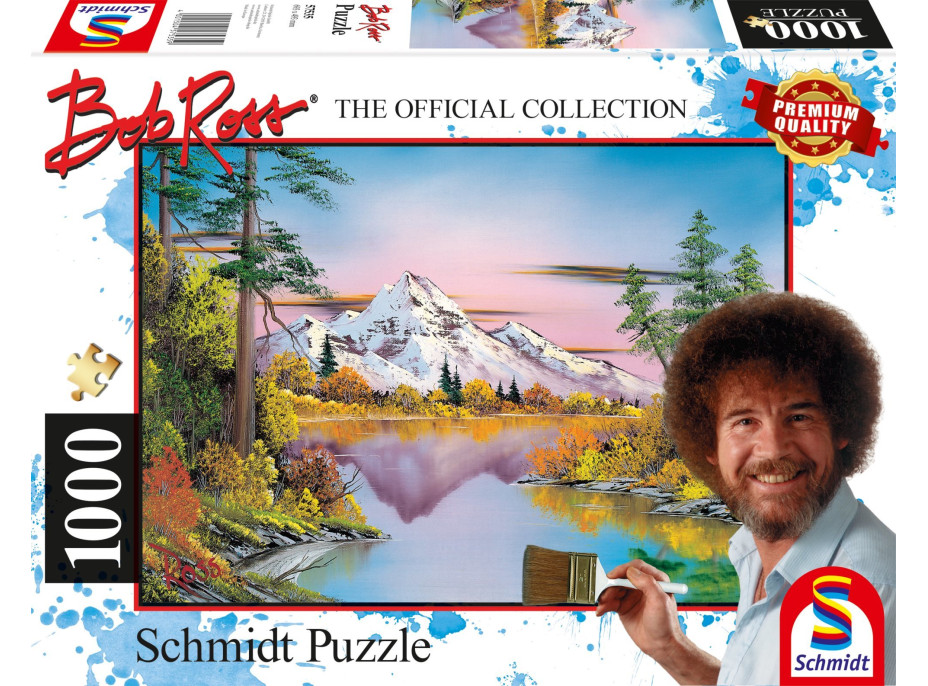 SCHMIDT Puzzle Bob Ross: Odrazy 1000 dielikov