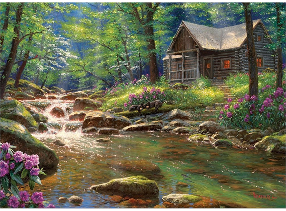 COBBLE HILL Puzzle Rybárska chata 1000 dielikov