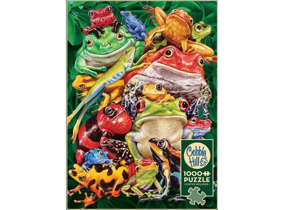 COBBLE HILL Puzzle Žabí biznis 1000 dielikov
