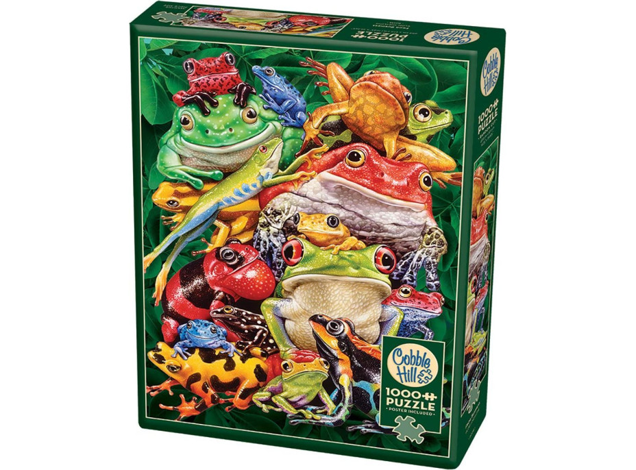 COBBLE HILL Puzzle Žabí biznis 1000 dielikov
