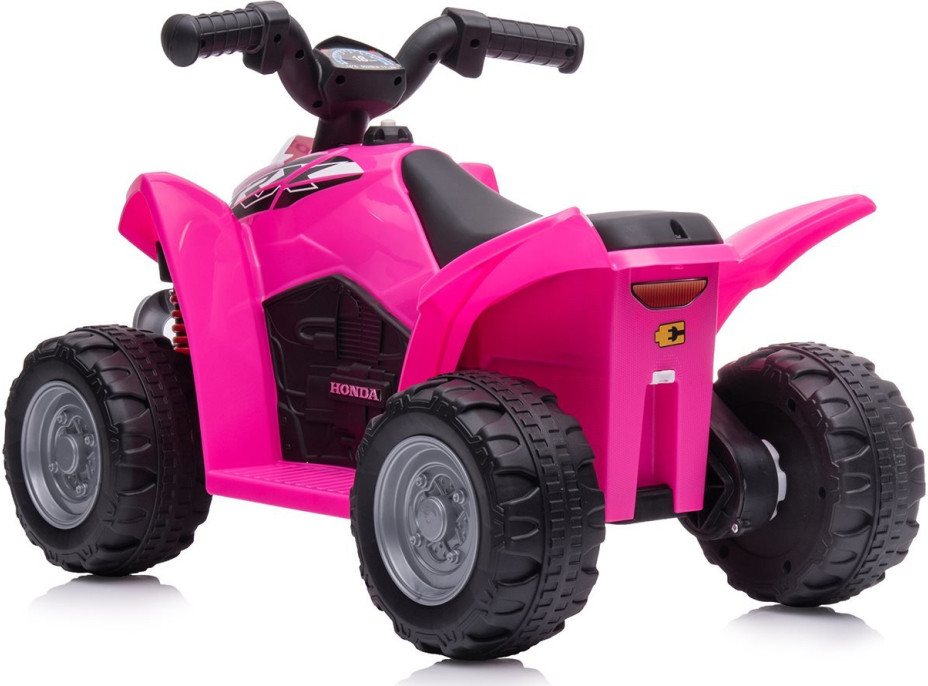 CHIPOLINO Elektrické vozítko Štvorkolka 6V Honda s melódiami ATV Pink