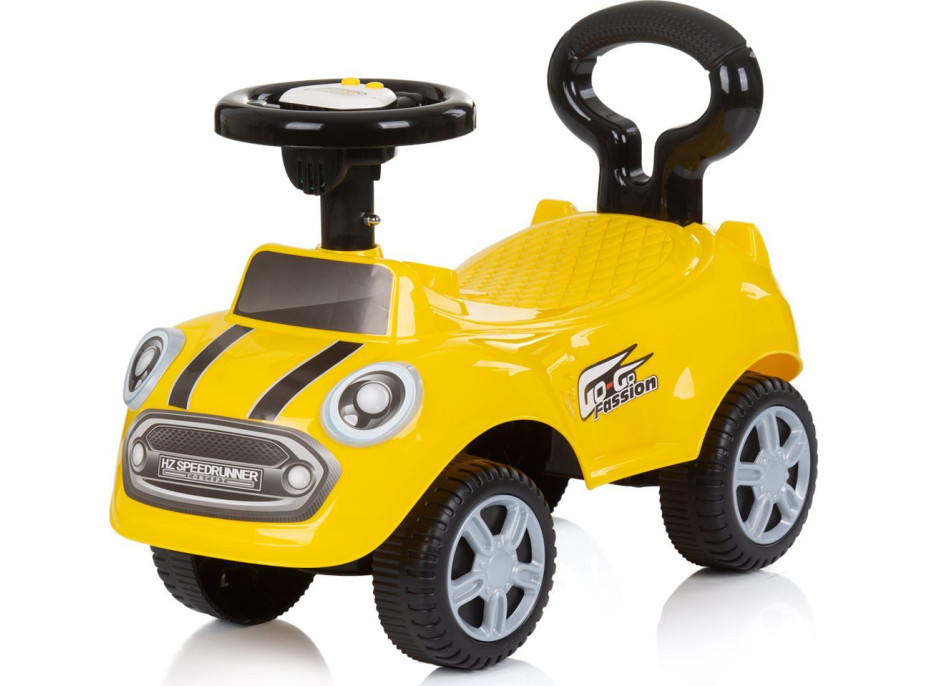 CHIPOLINO Odrážadlo Auto s melódiami GO-GO Yellow