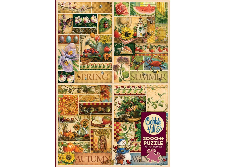 COBBLE HILL Puzzle Štyri ročné obdobia 2000 dielikov