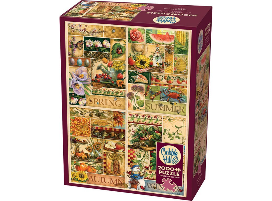COBBLE HILL Puzzle Štyri ročné obdobia 2000 dielikov