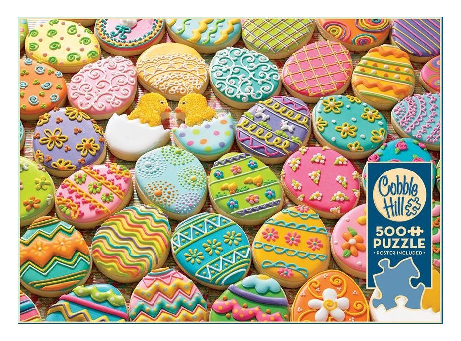 COBBLE HILL Puzzle Veľkonočné sušienky 500 dielikov