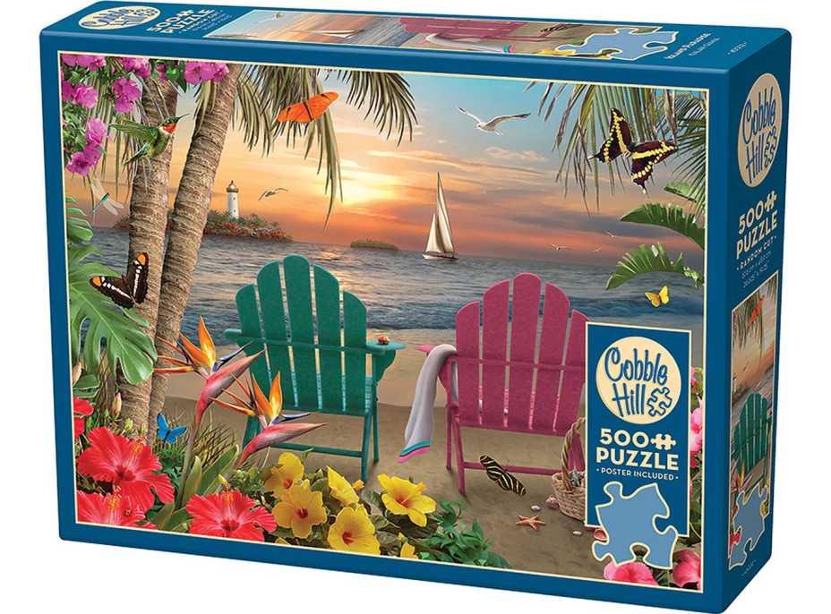 COBBLE HILL Puzzle Raj na ostrove 500 dielikov