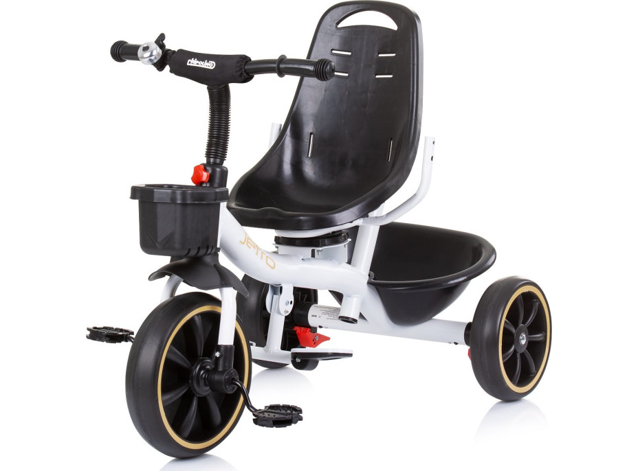 CHIPOLINO Trojkolka so strieškou Jetro 2v1 Ebony