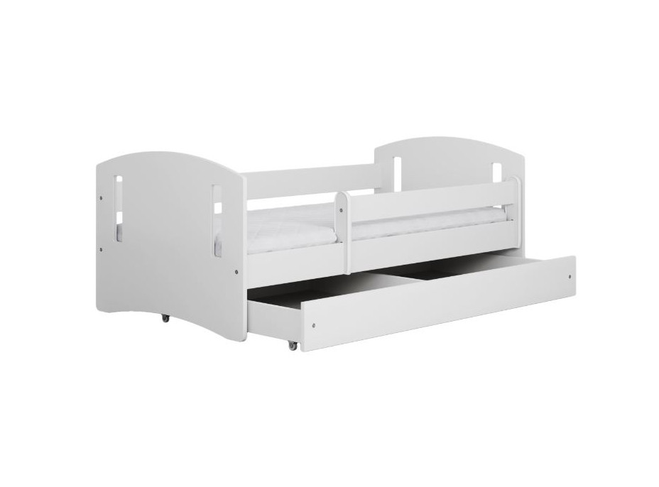 Detská posteľ CLASSIC 2 - biela - 180x80 cm