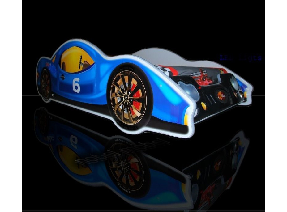 Detská autopostel MINIMAX 180x90 cm - modrá