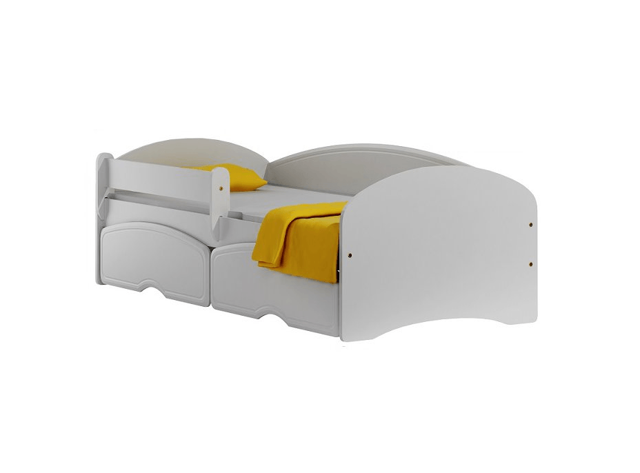 Detská posteľ so zásuvkami BLANC 160x80 cm