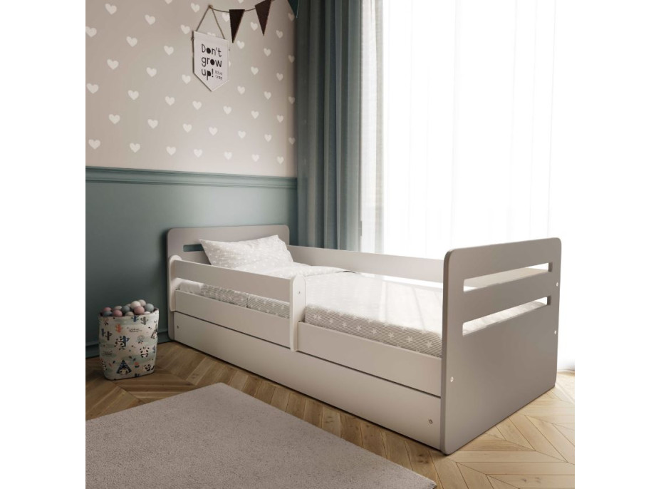 Detská posteľ TOMI - šedá - 160x80 cm