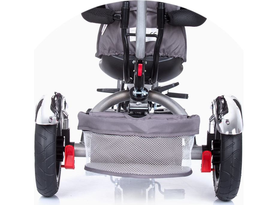 CHIPOLINO Trojkolka pre dvojčatá 2Play Liliac,Platinum