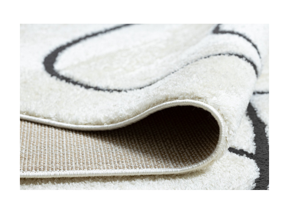 Kusový koberec Mode 8377 abstract cream/black
