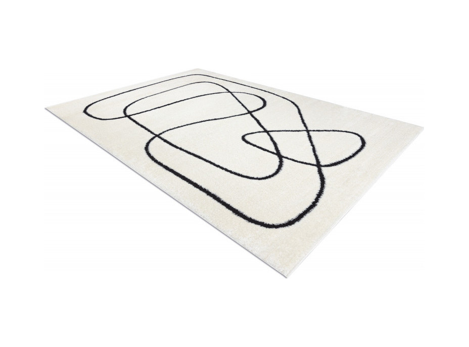 Kusový koberec Mode 8377 abstract cream/black