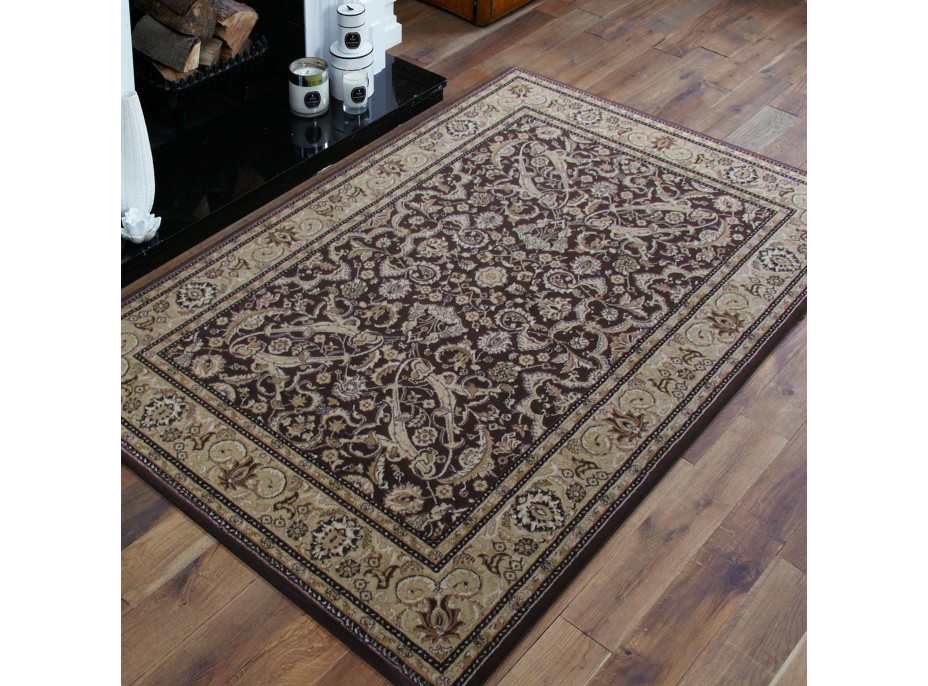 Kusový koberec NOBLE exclusive - hnedý
