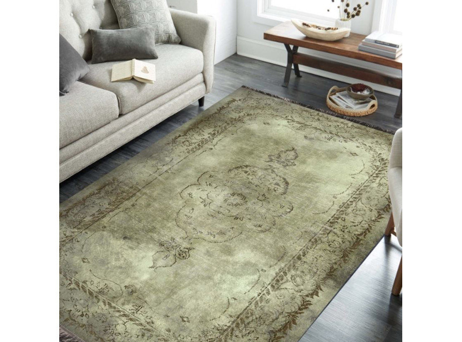 Kusový koberec HONOR Classic - olivový