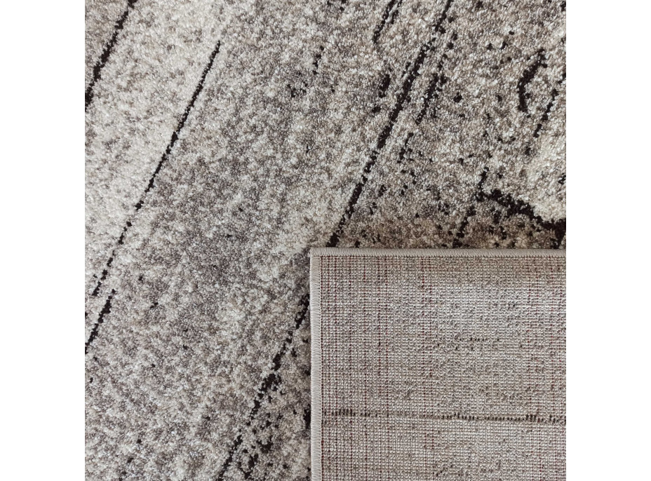 Kusový koberec PANNE floor - odtiene šedej
