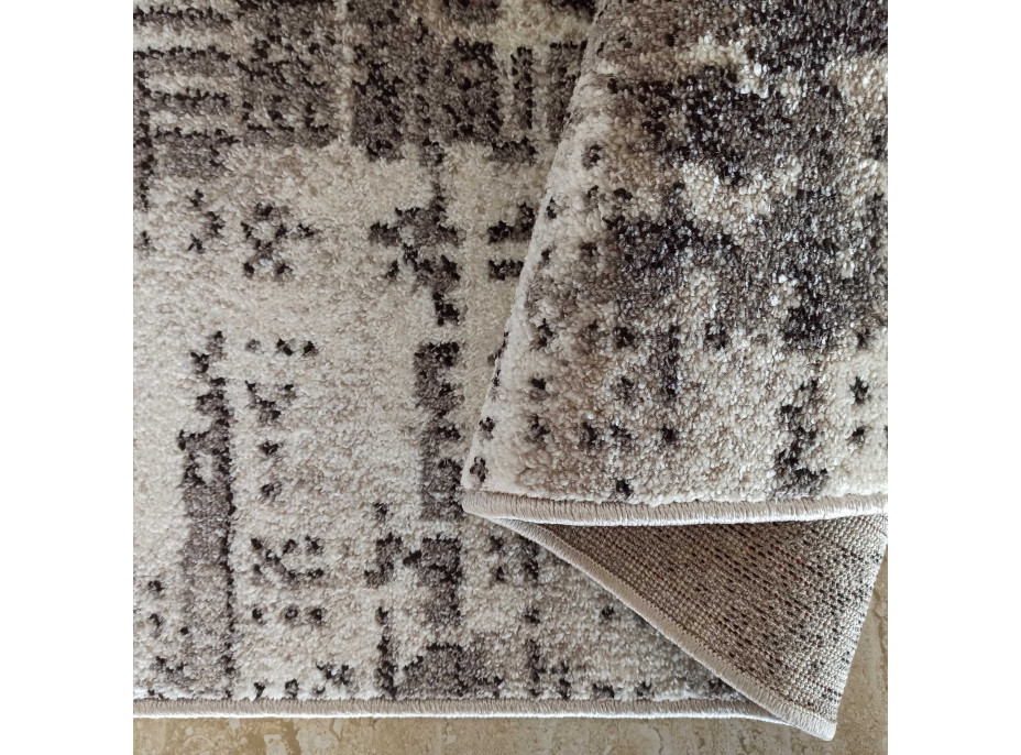 Kusový koberec PANNE texture - odtiene šedej