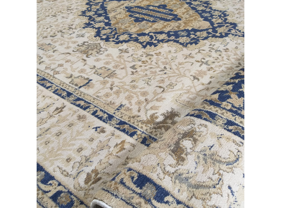 Kusový koberec MYLES PRR 55A-BM - béžový/modrý