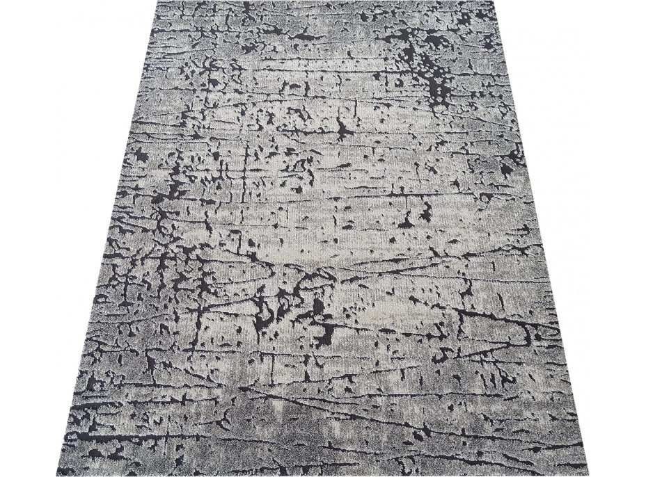 Kusový koberec MAGNE - línia - šedý