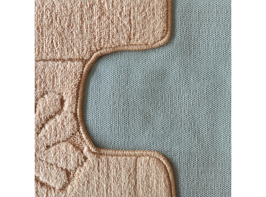 Súprava kúpeľňových predložiek s výrezom TÁŇA - sea - oranžová