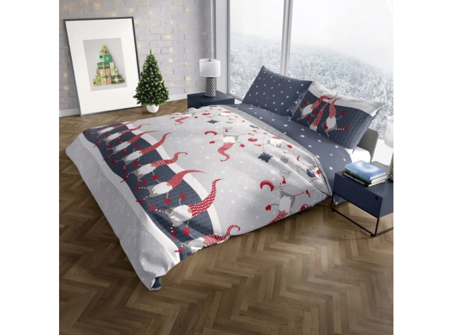 Bavlnené obliečky SCANDI Škriatkovia - 220x200 cm