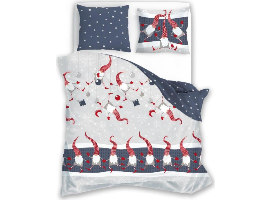 Bavlnené obliečky SCANDI Škriatkovia - 220x200 cm