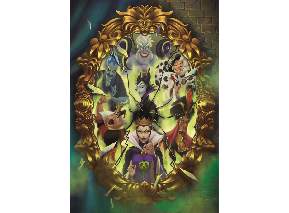 CLEMENTONI Puzzle Disney 100 rokov: Zloduchovia 1000 dielikov
