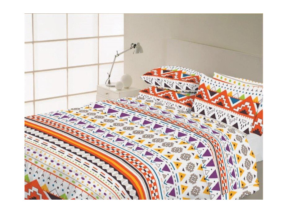Bavlnené obliečky VANILLA Patterns - multicolor - 220x200 cm