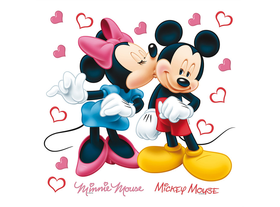 Detská samolepka DISNEY MICKEY & MINNIE 30x30 cm