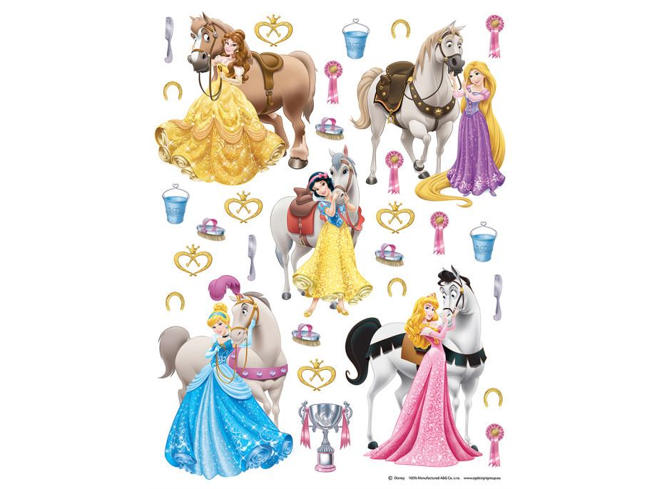 Detská samolepka DISNEY PRINCEZNY 65x85 cm