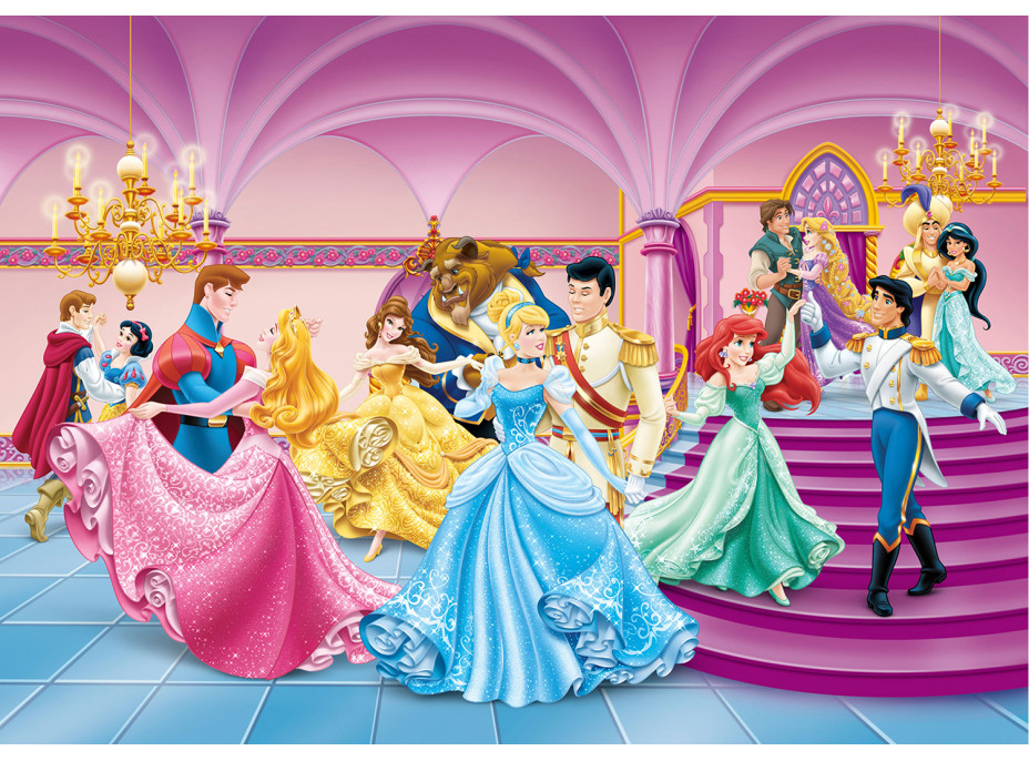 Detská fototapeta DISNEY - Tancujúce princezné - 255x180 cm