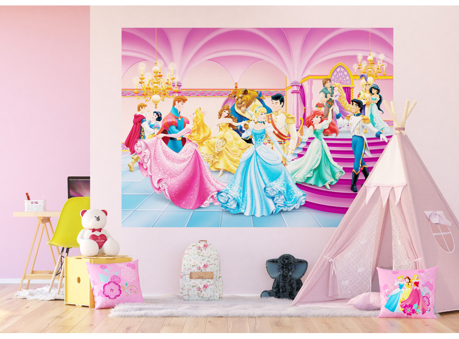 Detská fototapeta DISNEY - Tancujúce princezné - 255x180 cm