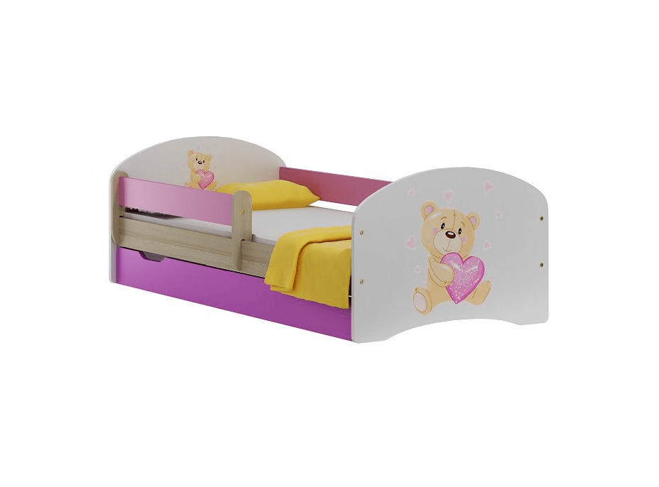 Detská posteľ so zásuvkou SWEET DREAMS 140x70 cm