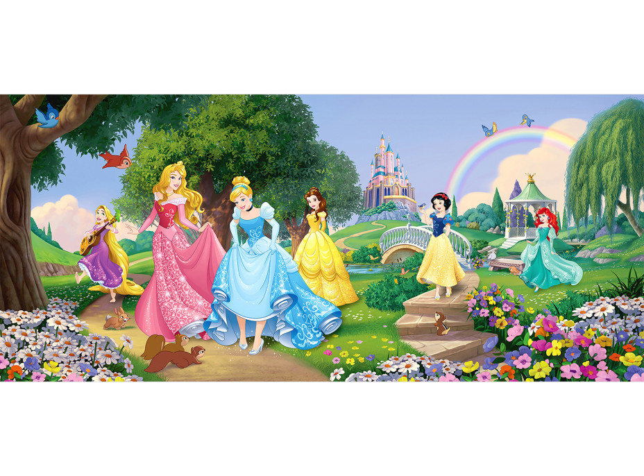 Detská fototapeta DISNEY - Princezné v parku - 202x90 cm