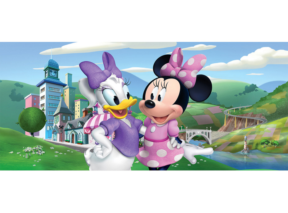 Detská fototapeta DISNEY - Minnie a Daisy - 202x90 cm