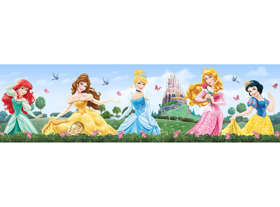 Detská samolepiaca bordúra DISNEY PRINCEZNY