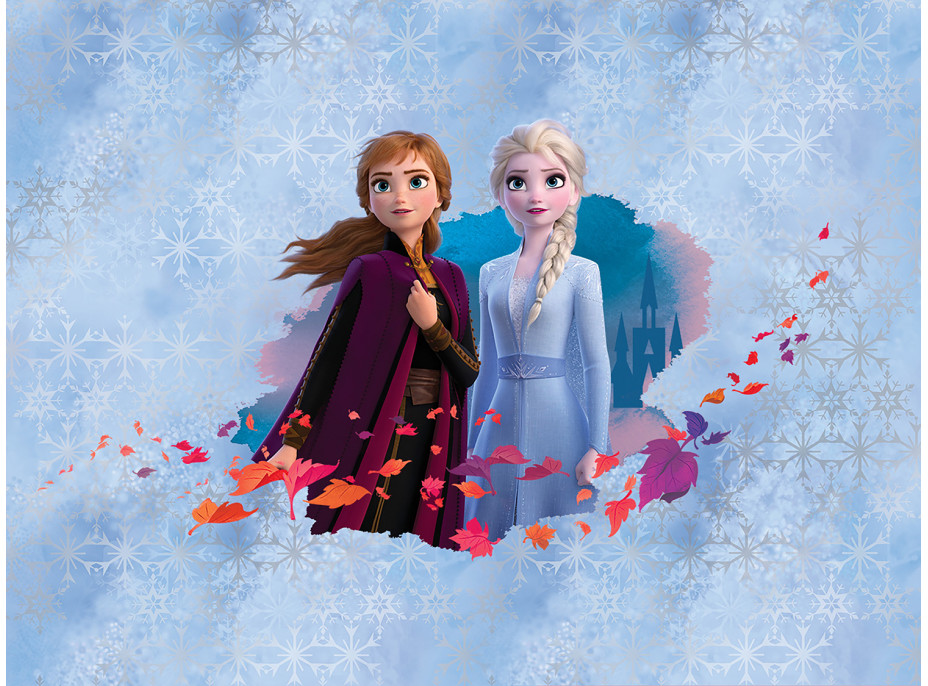 Detská fototapeta DISNEY - FROZEN - Elsa a Anna spolu - 360x270 cm