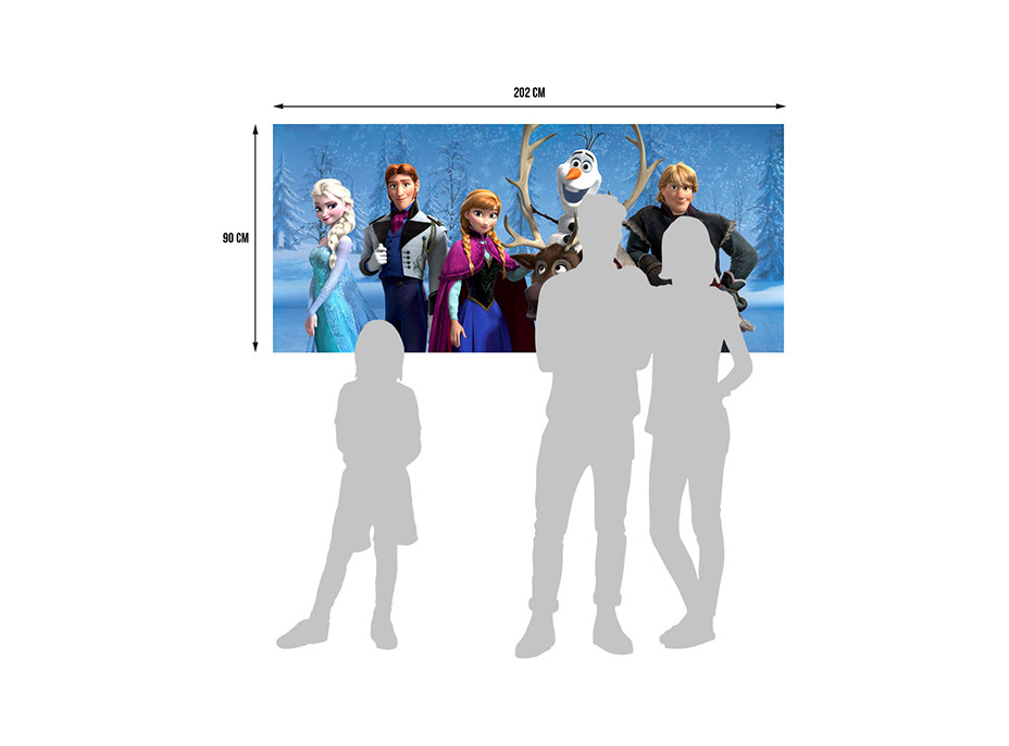 Detská fototapeta DISNEY - FROZEN - 202x90 cm