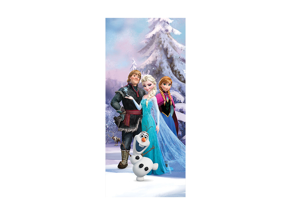 Detská fototapeta DISNEY - Frozen v kúzelnom lese - 90x202 cm