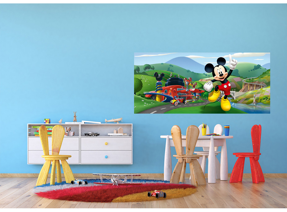 Detská fototapeta DISNEY - Mickey Mouse má nápad - 202x90 cm