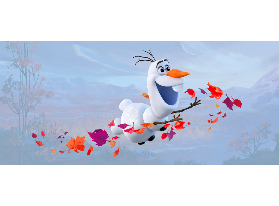 Detská fototapeta DISNEY - FROZEN - Lietajúci Olaf - 202x90 cm